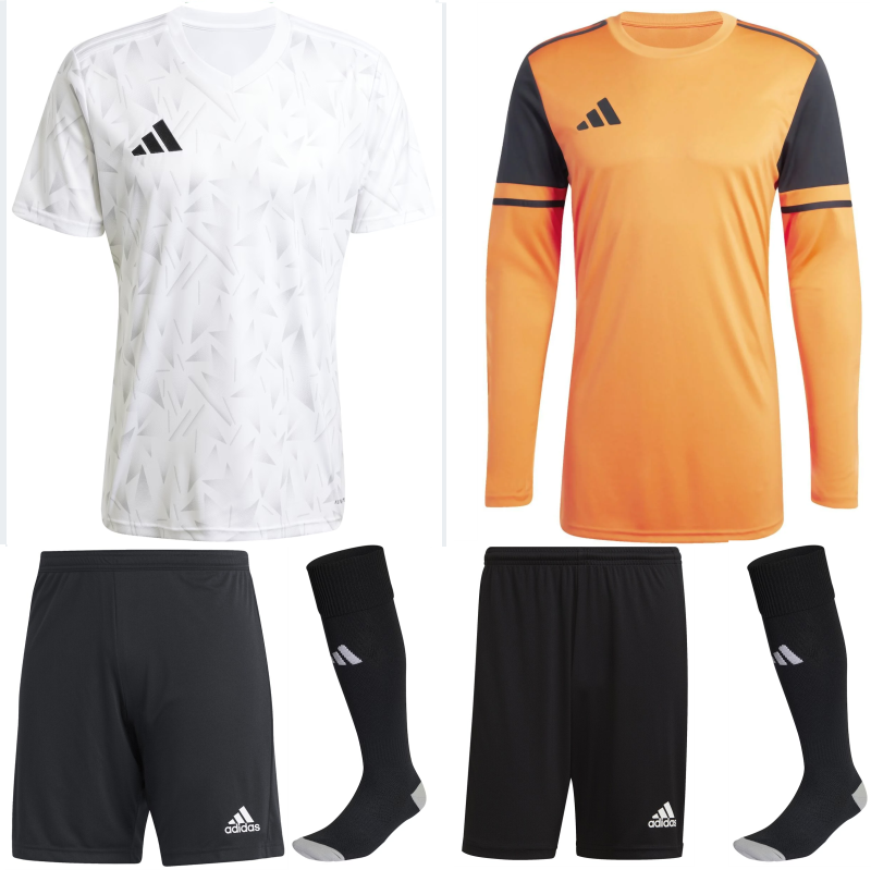 ADIDAS TEAM ICON 25 KIT BUNDLE WHITE WHITE BLACK