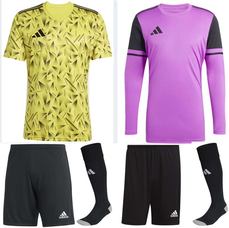 ADIDAS TEAM ICON 25 KIT BUNDLE TEAM YELLOW BLACK