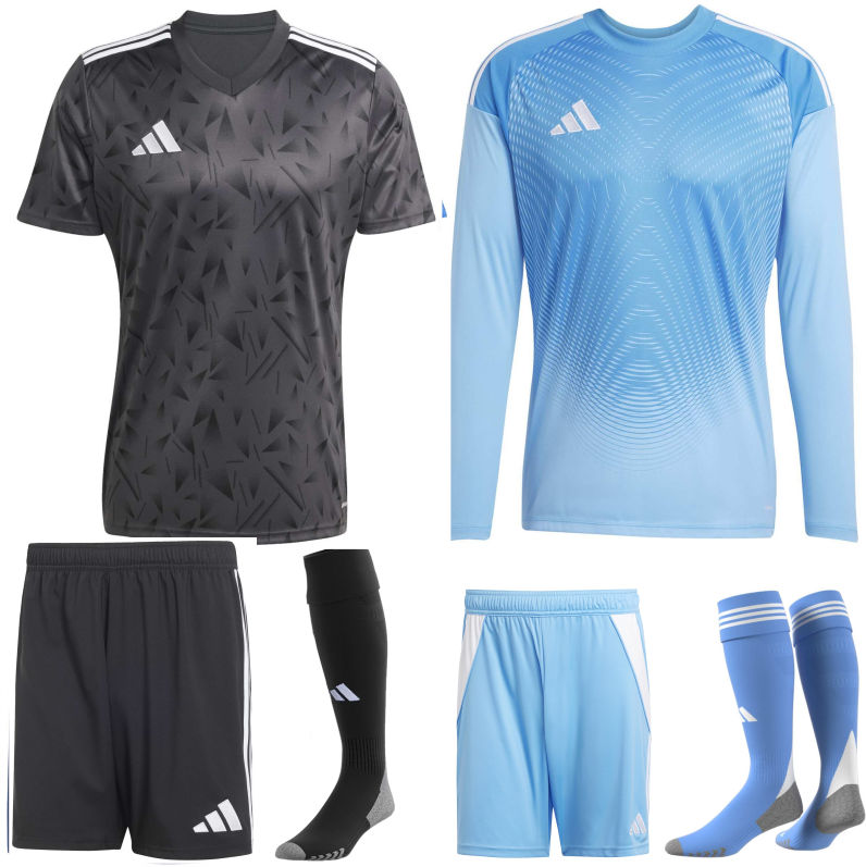 ADIDAS TEAM ICON 25 PREMIUM KIT BUNDLE BLACK WHITE