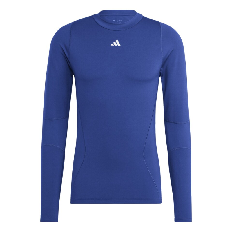 ADIDAS TECHFIT COLD READY LONG SLEEVE TEE MEN TEAM ROYAL BLUE