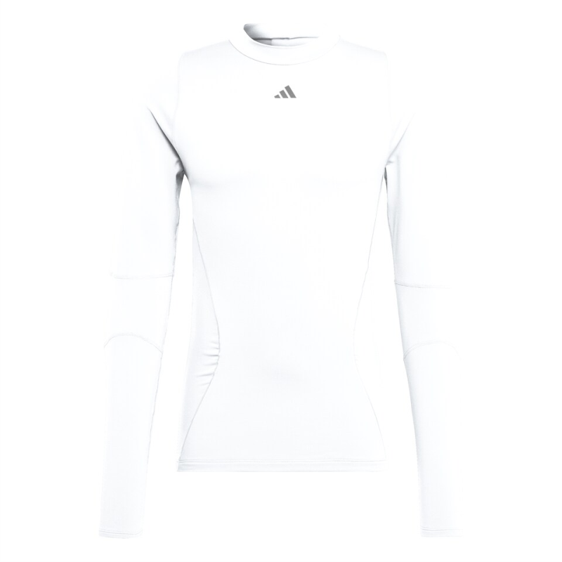 ADIDAS TECHFIT COLD READY LONG SLEEVE TEE MEN WHITE