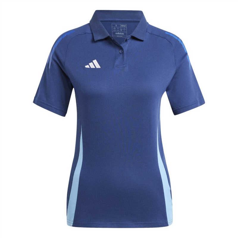 ADIDAS TIRO 24 COMPETITION POLO WOMEN TEAM NAVY BLUE 2 TEAM ROYAL BLUE WHITE