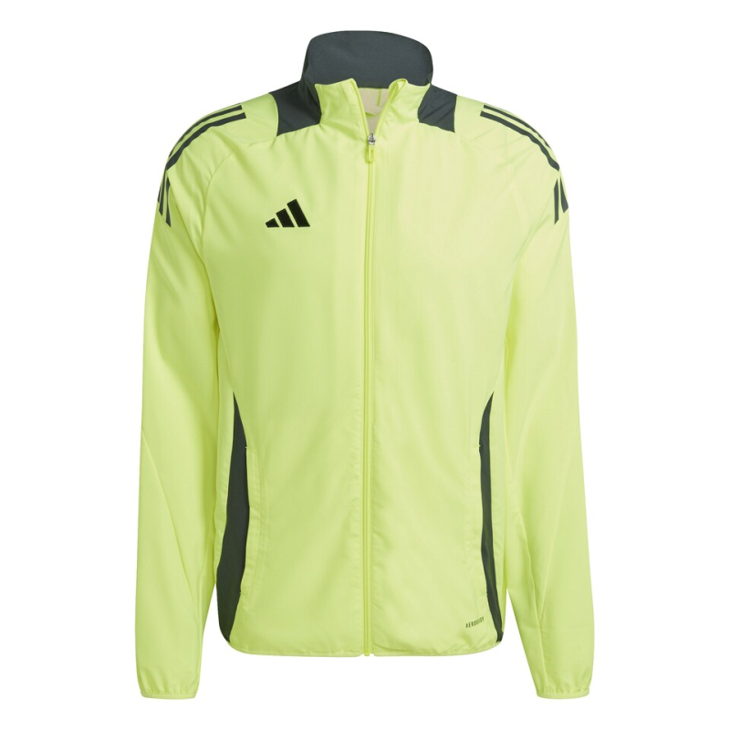 ADIDAS TIRO 24 COMPETITION PRESENTATION JACKET TEAM SOLAR YELLOW 2 GREY 2 DARK GREY
