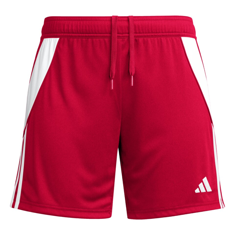 ADIDAS TIRO 24 SHORT WOMEN TEAM POWER RED 2 WHITE