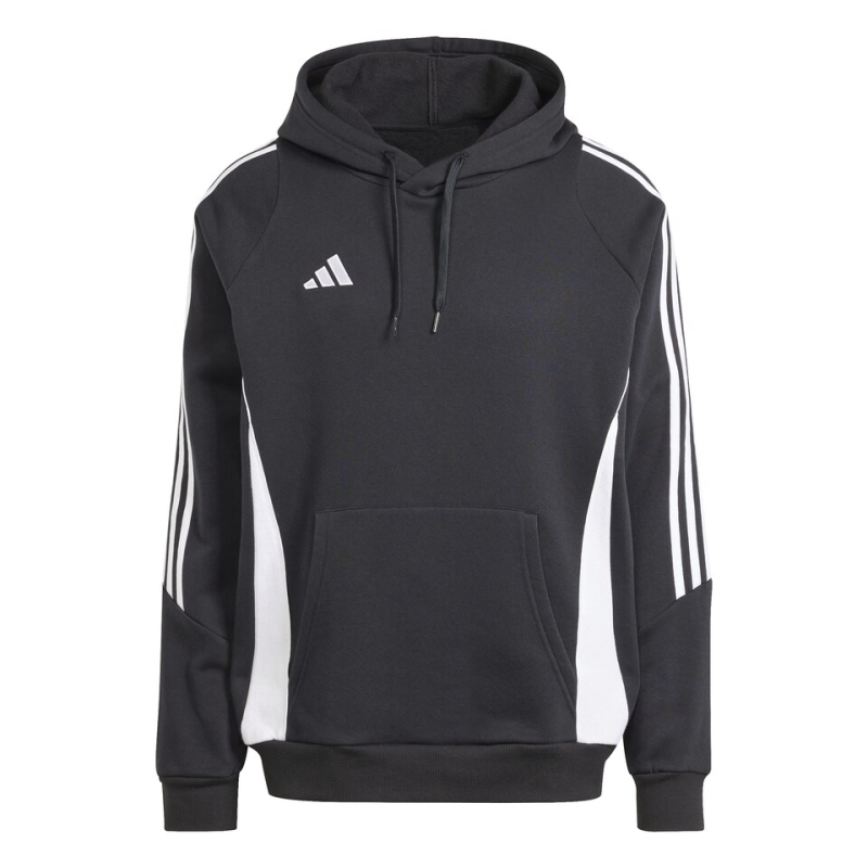 ADIDAS TIRO 24 SWEAT HOODY BLACK WHITE