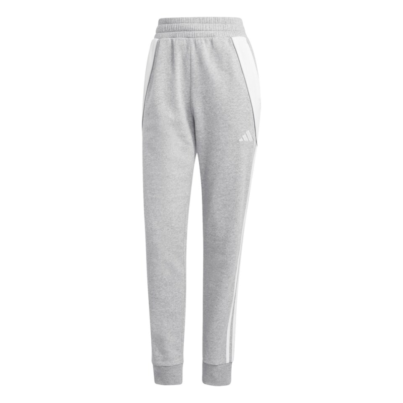 ADIDAS TIRO 24 SWEAT PANT WOMEN MEDIUM GREY HEATHER WHITE