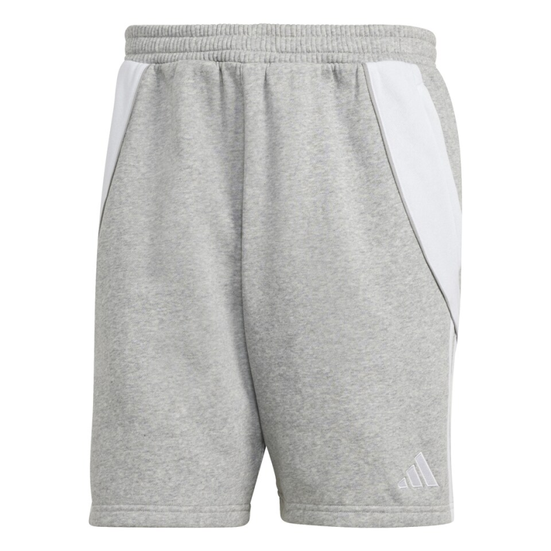 ADIDAS TIRO 24 SWEAT SHORT MEDIUM GREY HEATHER WHITE
