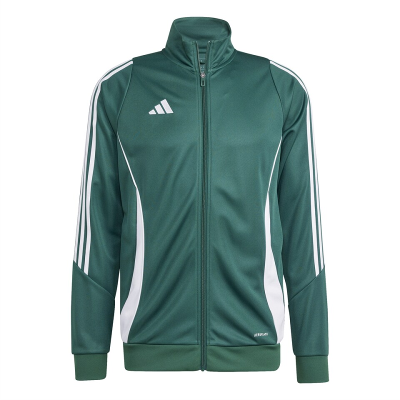 ADIDAS TIRO 24 TRAINING JACKET TEAM DARK GREEN WHITE Team Sport Direct