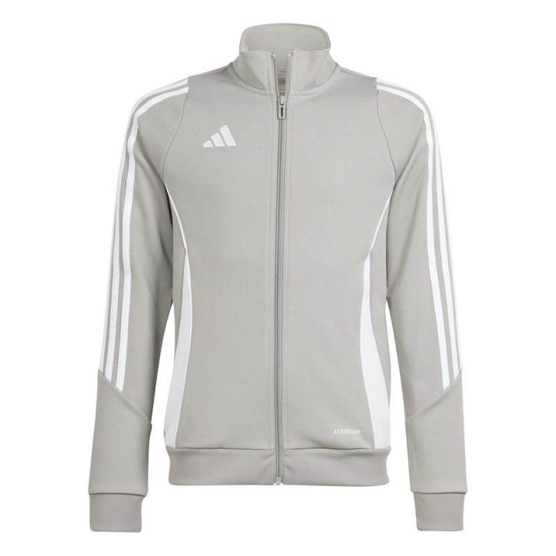 ADIDAS TIRO 24 TRAINING JACKET TEAM MID GREY WHITE