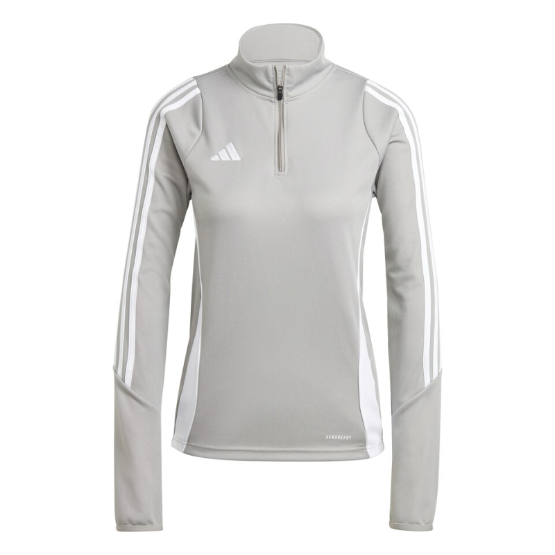 ADIDAS TIRO 24 TRAINING TOP WOMEN TEAM MID GREY WHITE