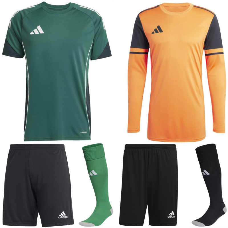 ADIDAS TIRO 25 COMPETITION KIT BUNDLE TEAM DARK GREEN SHADOW GREEN