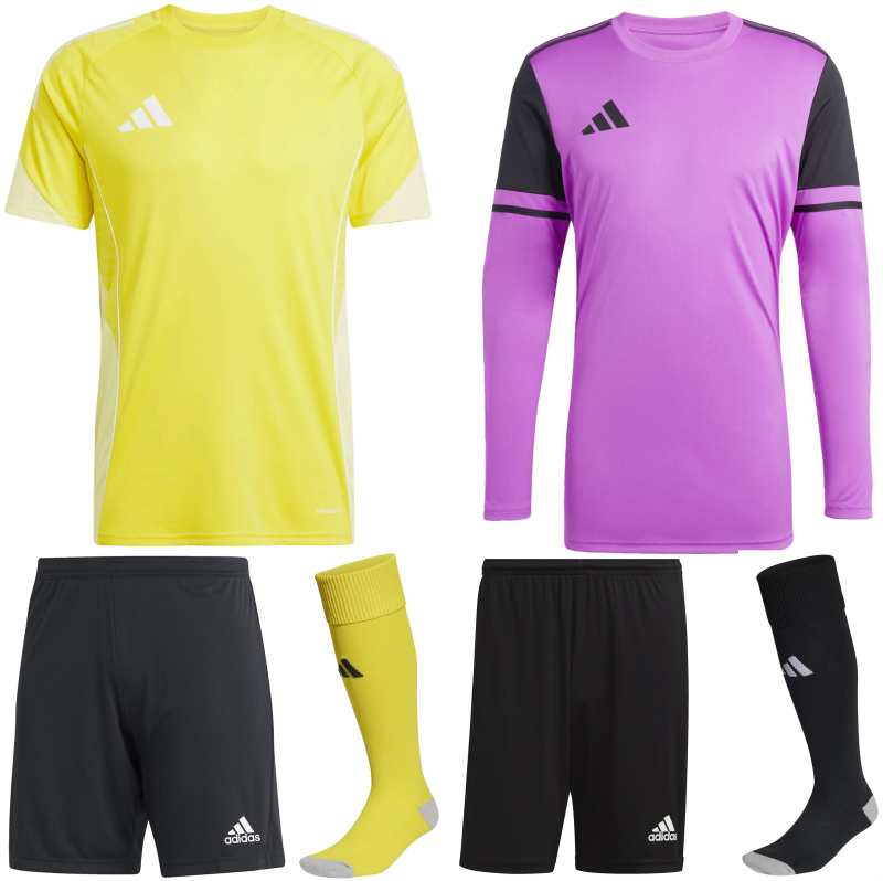 ADIDAS TIRO 25 COMPETITION KIT BUNDLE TEAM YELLOW PULSE YELLOW