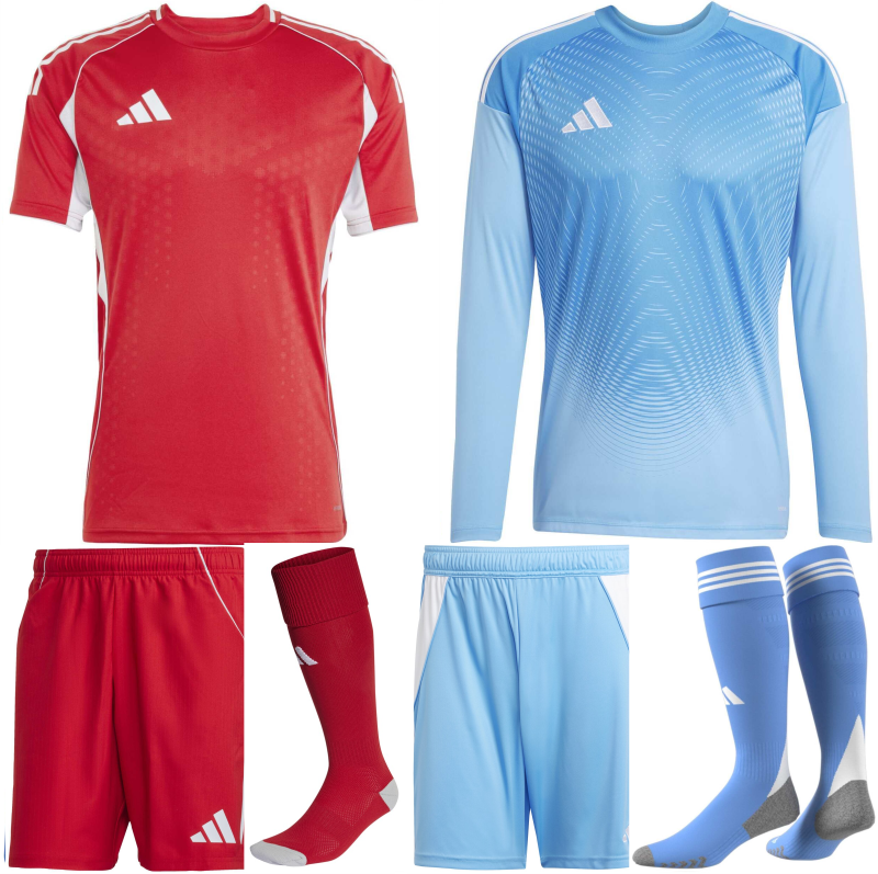 ADIDAS TIRO 25 COMPETITION MATCH ELITE KIT BUNDLE TEAM POWER RED