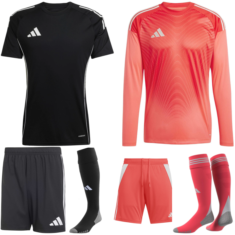 ADIDAS TIRO 25 COMPETITION PREMIUM KIT BUNDLE BLACK TEAM GREY