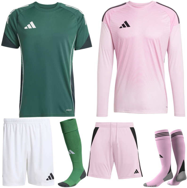 ADIDAS TIRO 25 COMPETITION PREMIUM KIT BUNDLE TEAM DARK GREEN SHADOW GREEN