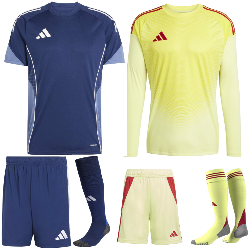 ADIDAS TIRO 25 COMPETITION PREMIUM KIT BUNDLE TEAM NAVY BLUE CREW BLUE