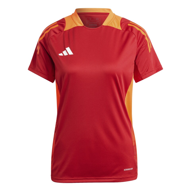 ADIDAS TIRO 24 COMPETITION JERSEY WOMEN TEAM POWER RED APPAREL SOLAR RED WHITE