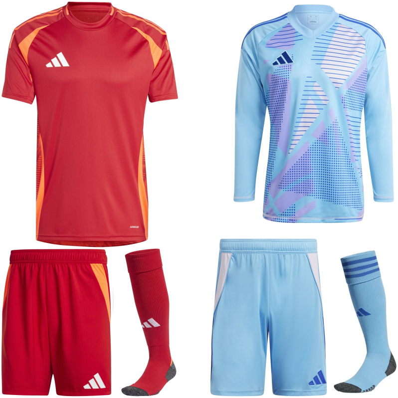 ADIDAS TIRO 24 COMPETITION MATCH ELITE KIT BUNDLE RED