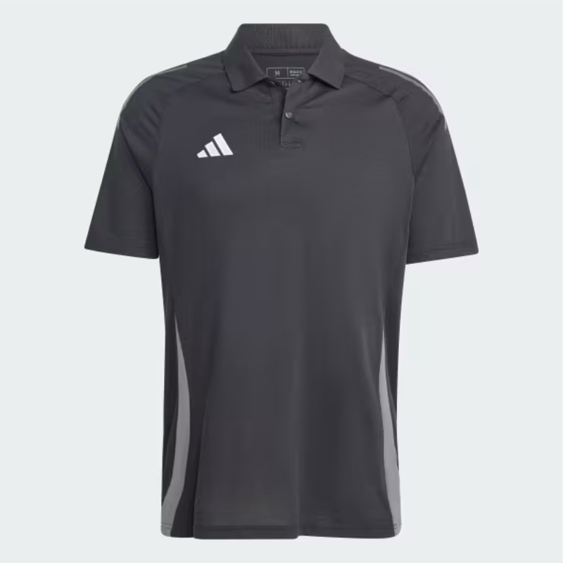 ADIDAS TIRO 24 COMPETITION POLO BLACK TEAM DARK GREY WHITE – Team Sport ...