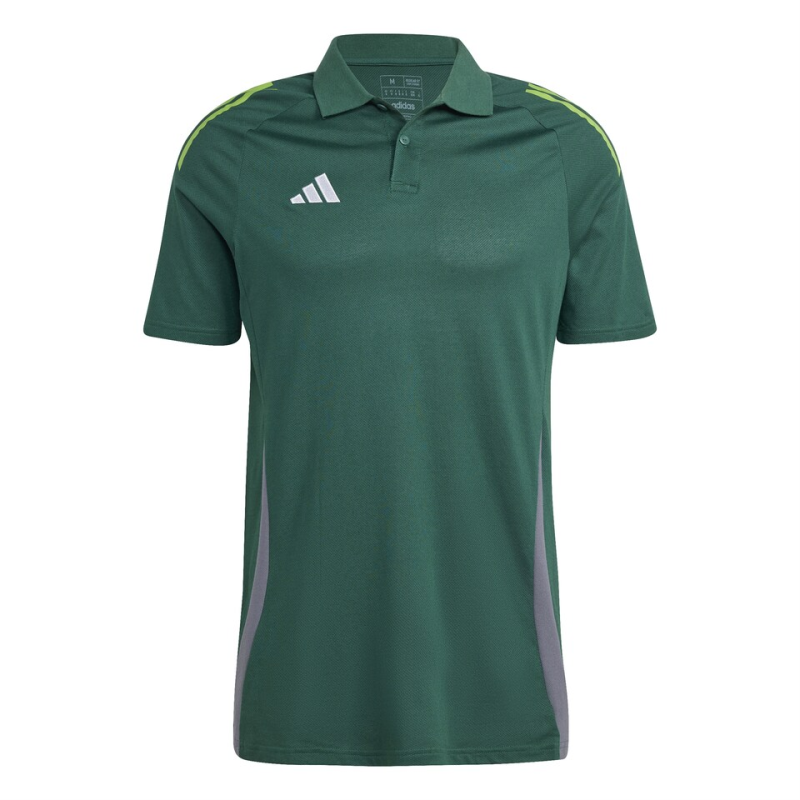 ADIDAS TIRO 24 COMPETITION POLO TEAM DARK GREEN TECH EMERALD WHITE