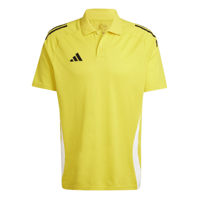 ADIDAS TIRO 24 COMPETITION POLO TEAM YELLOW WHITE