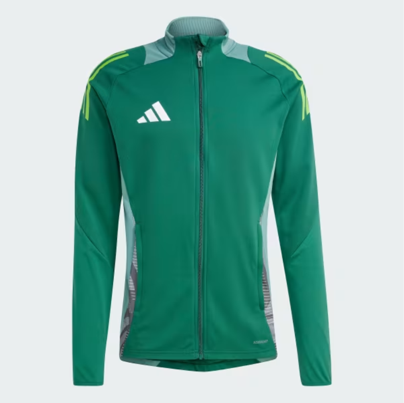 ADIDAS TIRO 24 COMPETITION JACKET TEAM DARK GREEN TECH EMERALD WHITE