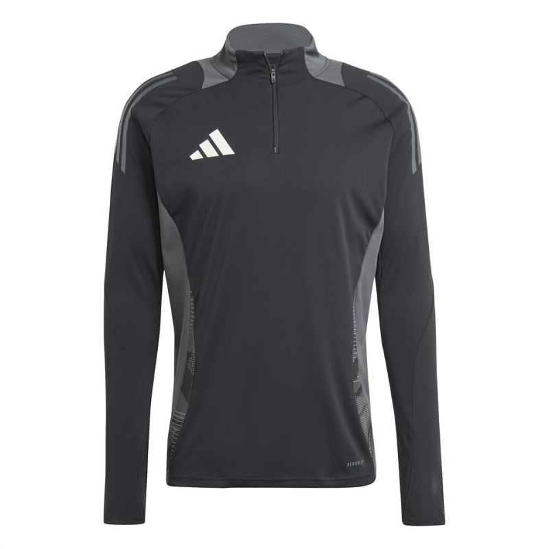 ADIDAS TIRO 24 COMPETITION TOP BLACK TEAM DARK GREY WHITE