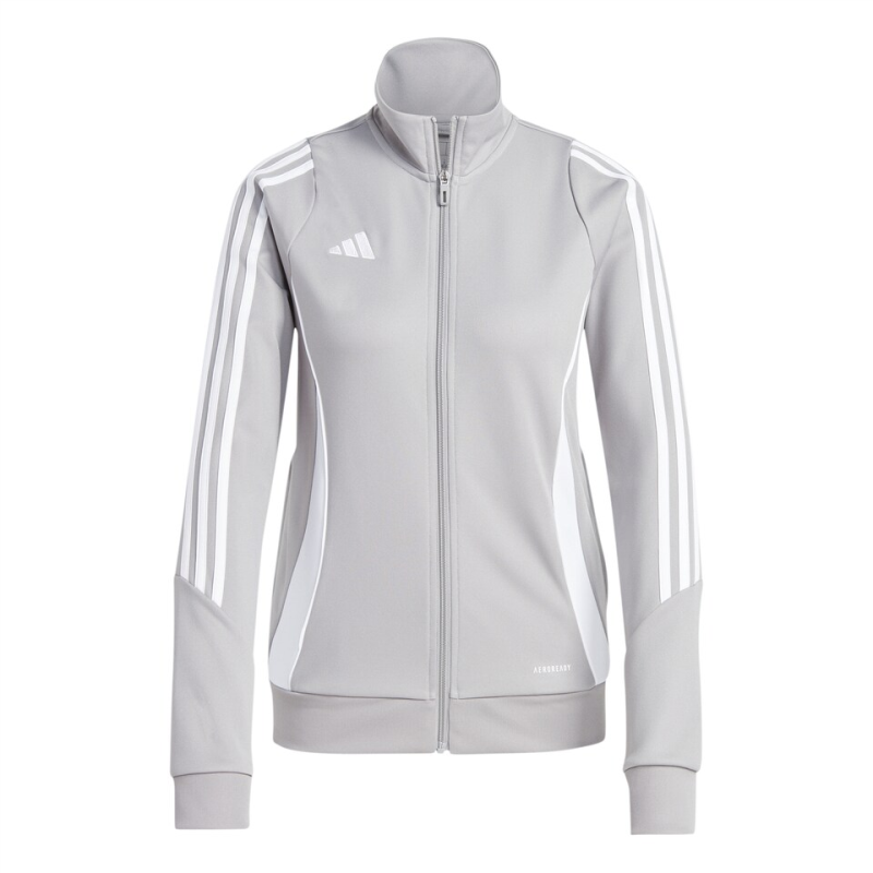 ADIDAS TIRO 24 TRAINING JACKET WOMEN TEAM MID GREY WHITE