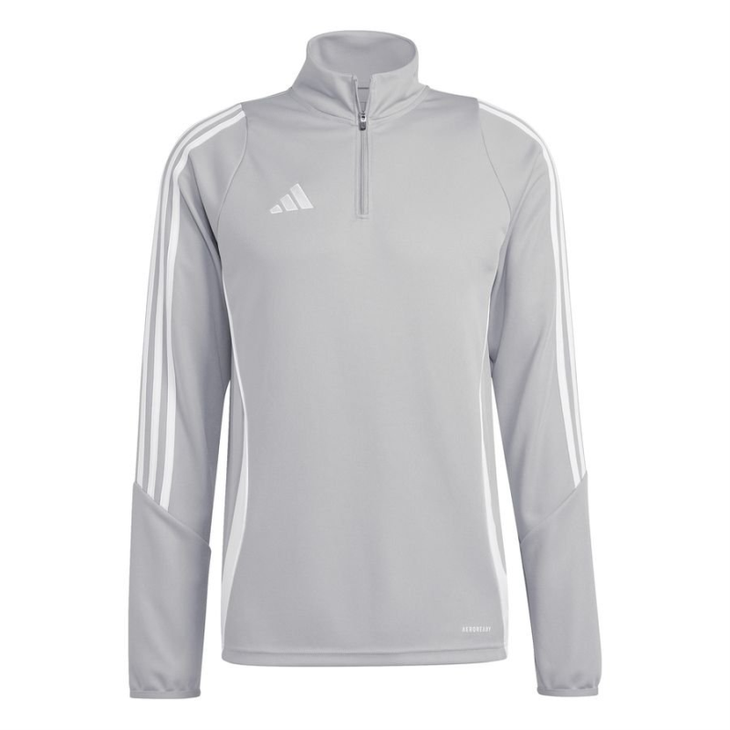 ADIDAS TIRO 24 TRAINING TOP TEAM MID GREY WHITE
