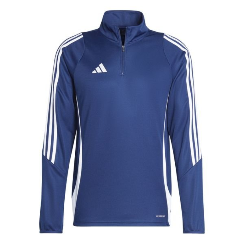 ADIDAS TIRO 24 TRAINING TOP TEAM NAVY BLUE WHITE
