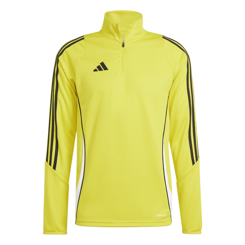 ADIDAS TIRO 24 TRAINING TOP TEAM YELLOW WHITE
