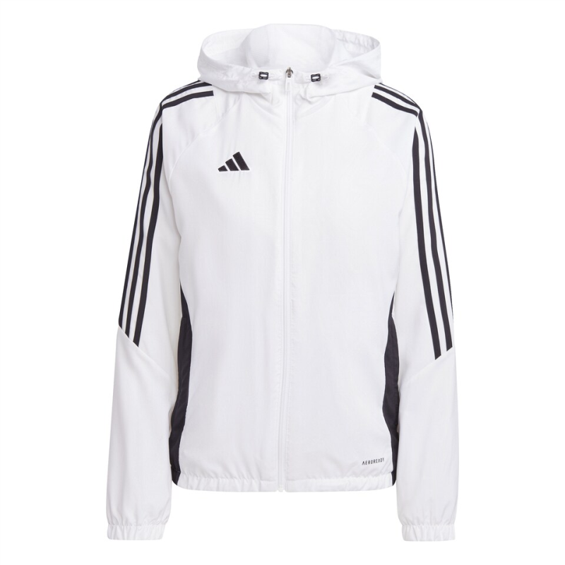 ADIDAS TIRO 24 WINDBREAKER WOMEN WHITE BLACK
