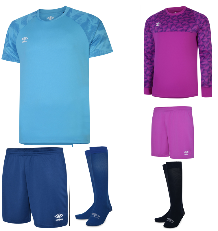 UMBRO ATLAS SHORT SLEEVE KIT BUNDLE SKY