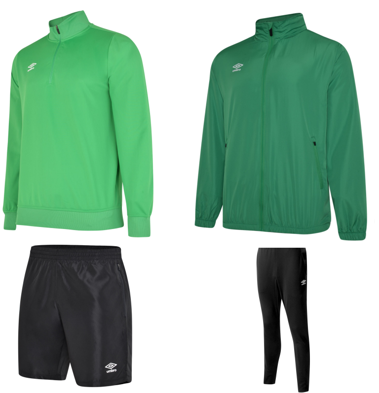 Umbro Club Essential Training Bundle Green