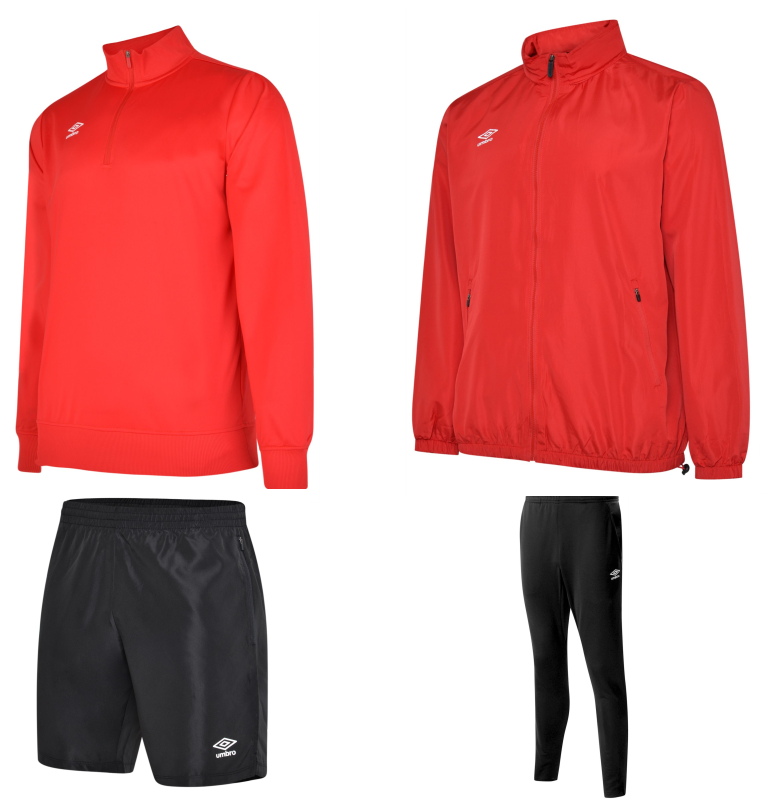 Umbro Club Essential Training Bundle Red