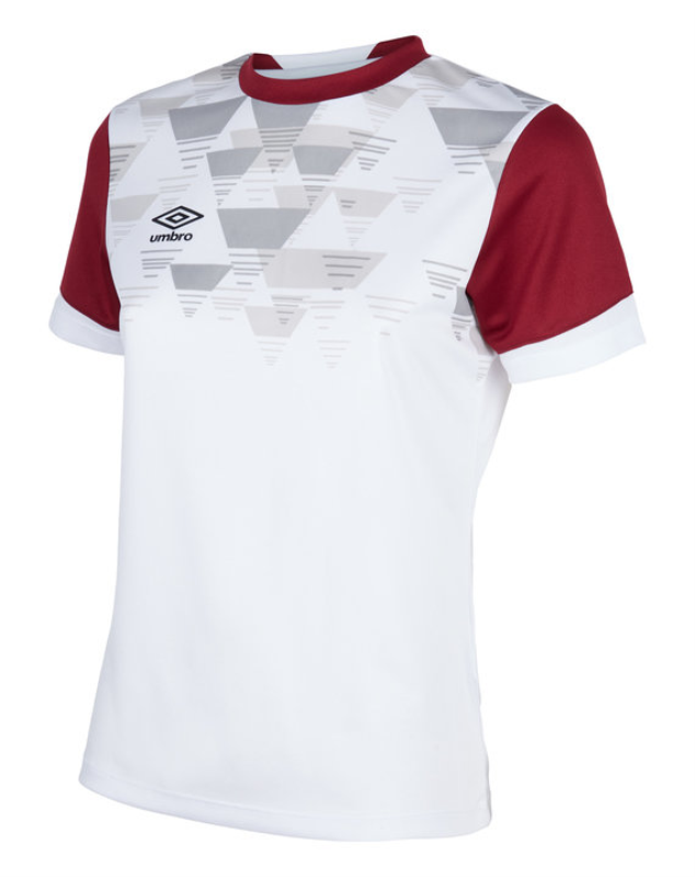 Umbro Vier SS Jersey White/New Claret