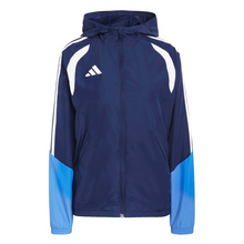 Load image into Gallery viewer, Womens Tiro 26 Competition Hooded All-Weather Jacket
