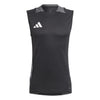 ADIDAS TIRO 24 COMPETITION SLEEVELESS JERSEY BLACK TEAM DARK GREY WHITE