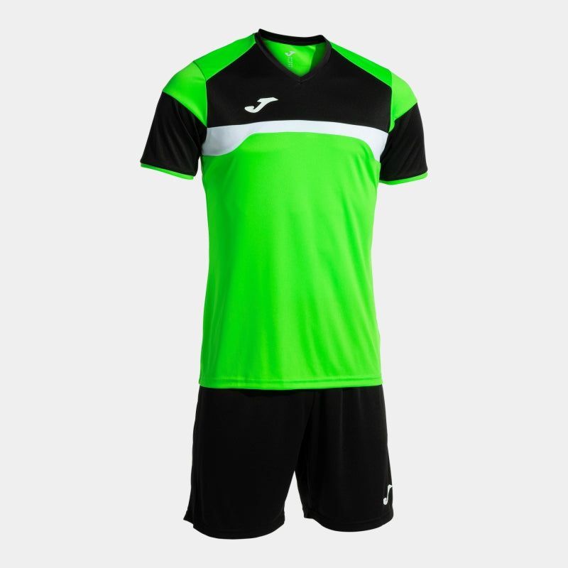Joma Danubio III SS Set  Fluor Green/Black