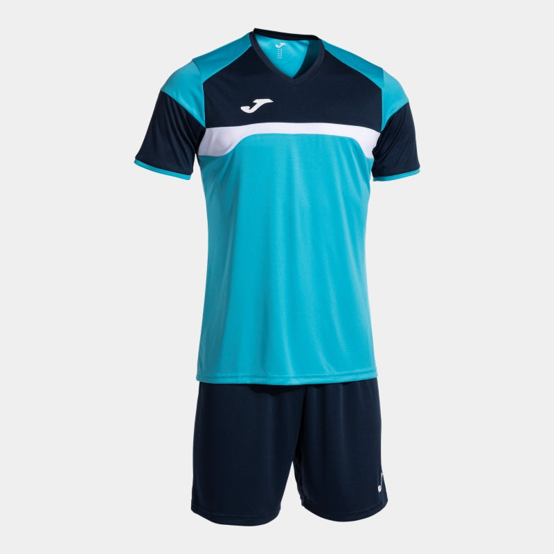 Joma Danubio III SS Set Turquoise Fluor/Dark Navy