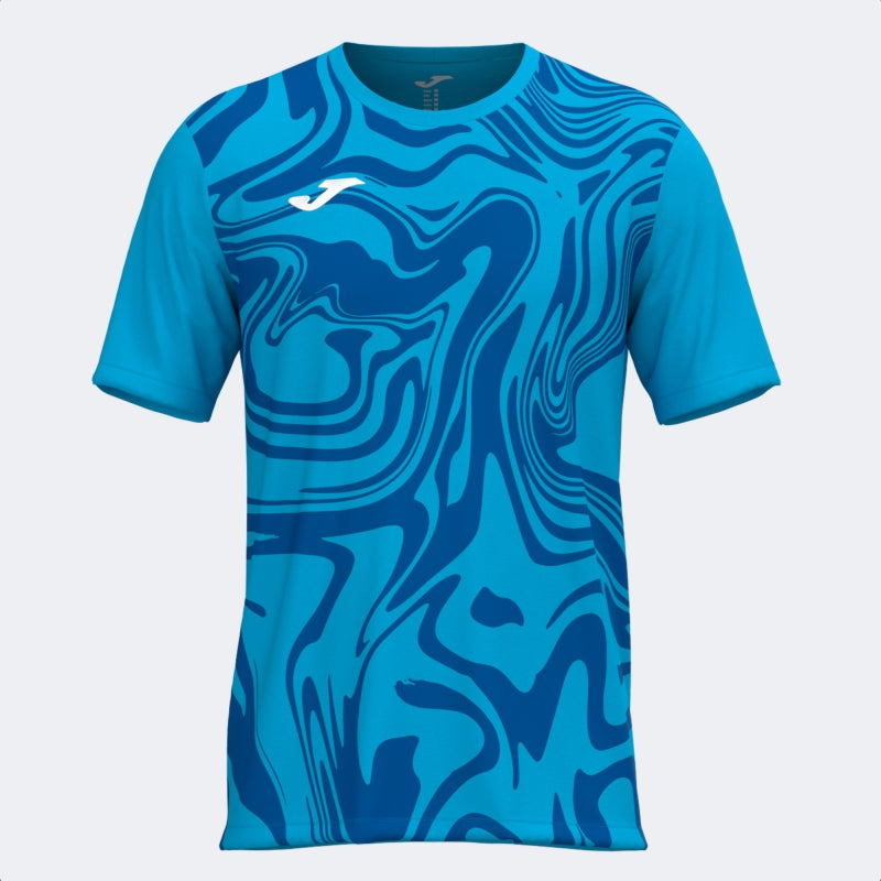 Joma Lion II SS Jersey Medium Sky/Dark Navy