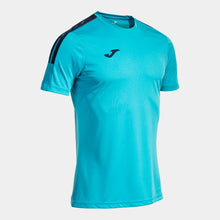 Load image into Gallery viewer, Joma Olimpiada SS Jersey Turquoise Fluor/Dark Navy
