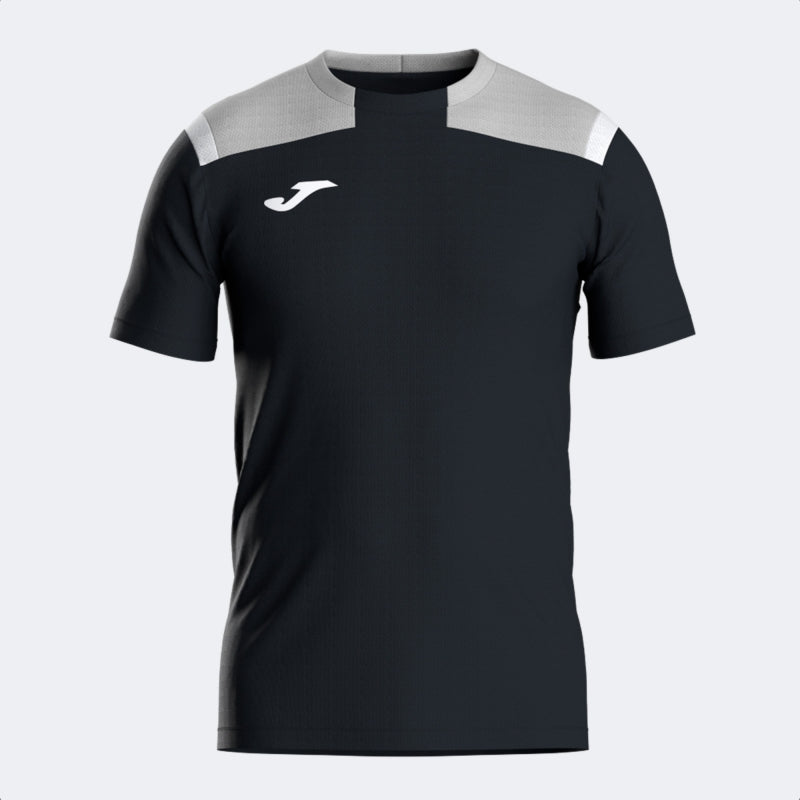 Joma Toledo SS Jersey Black/Medium Grey