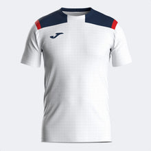 Load image into Gallery viewer, Joma Toledo SS Jersey White/Dark Navy
