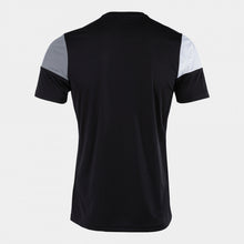 Load image into Gallery viewer, JOMA CREW V SS JERSEY BLACK/MEDIUM GREY/WHITE
