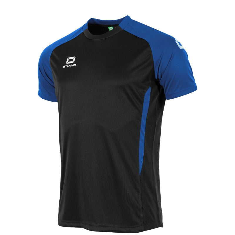 Stanno Stadio SS Football Shirt Black/Royal