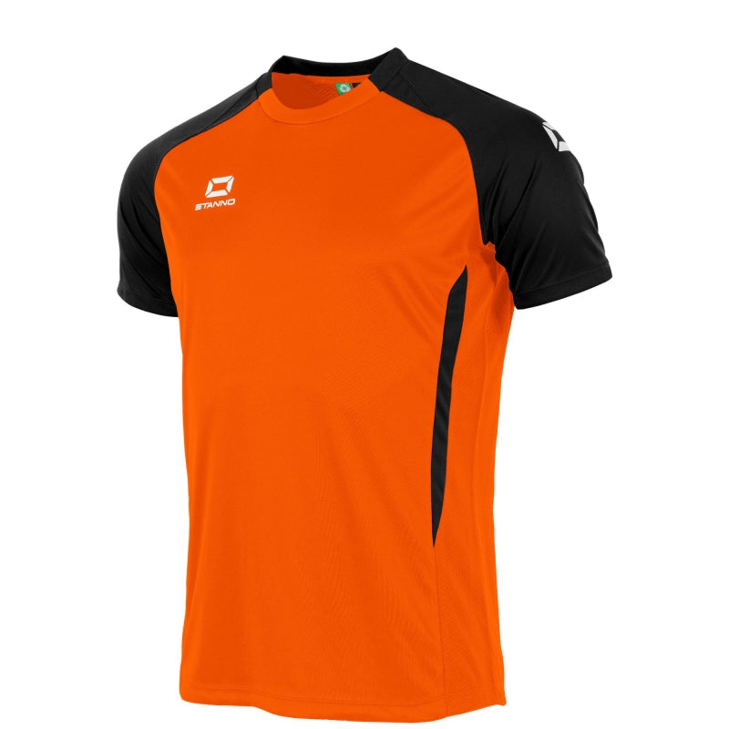 Stanno Stadio SS Football Shirt Orange/Black