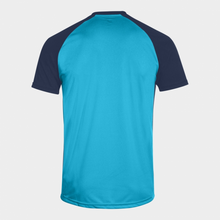 Load image into Gallery viewer, Joma Tiger VI SS Jersey Turquoise Fluor/Dark Navy

