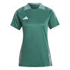 ADIDAS TIRO 24 COMPETITION JERSEY WOMEN TEAM DARK GREEN TECH EMERALD WHITE