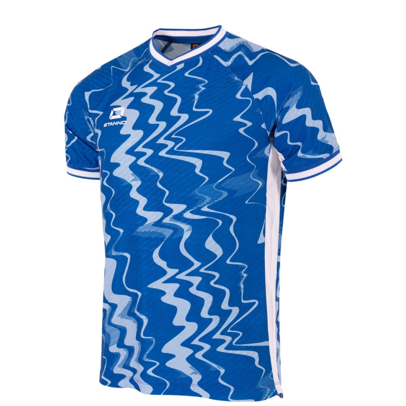 Stanno Wave SS Football Shirt Royal/White